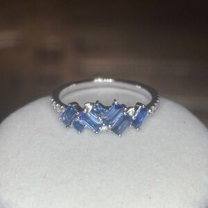 Elegant Blue Gemstone Ring
